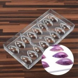 2 x 16 adagos Lótusz szirom alakú műanyag csokoládéforma - fondant forma - X2R3