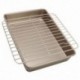 2db Pezsgő-Arany színű - Tapadásmentes grillrács - BBQ - Kerti sütögetéshez - W2V6