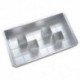295x170mm-es Téglalap alakú tortaforma 12db 4cm-es blokkal - alumínium sütőforma - M5C3