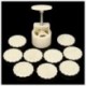 5 szett - Keksz nyomó - formázó - 10db cserélhető fejjel - fondant - marcipán formázó szett - X8I0