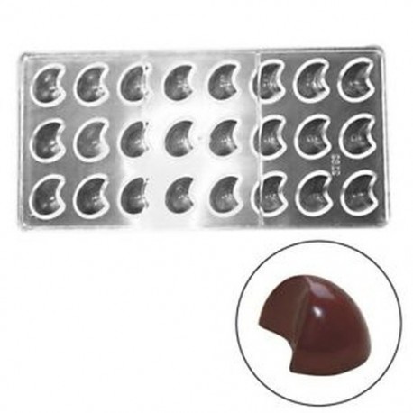 9 x 24 adagos Négyzet alakú műanyag csokoládéforma - fondant forma - Q6W9