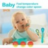 2db-os termikus színű baba gombóc szett biztonságos színváltó termosztatos babakeverékhez C1P8