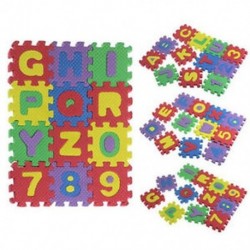 2X (36 db baba gyerek szám ábécé hab puzzle puzzle hab matematika oktatás G8N1