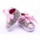 Új csecsemő kisgyermek leopárd flitter cipők kislányok puha talpú kiságy cipő X7P1