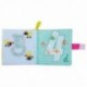 2X (Soft Baby Cloth Book korai oktatási újszülött kiságy játékok 0-36 hónapig L1Q3