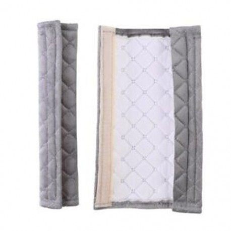 2X (2 darabos autószíj-biztonsági övvédő, biztonsági övvédő (szürke) K3B1)