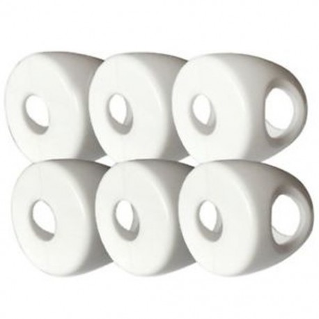 Gyerek ajtógomb biztonsági fedele (6 darabos) Gyerekbiztos bababiztos ajtógomb S M0F7