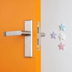 2X (10 db baba gyermekbiztonsági kellékek / szoba ajtógombbal ellátott ütközésgátló ajtó L B4X0