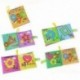 4 PCS Soft Books óvodai ráncos könyv, kézzel készített oktatójátékok a W7O3-hoz