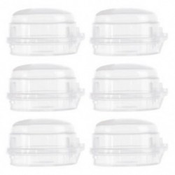 2X (6 darabos mini burkolatok, kis gázszabályozóhoz illő, biztonsági gyermekeknek készült konyhai Stov X8P2.)