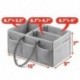 1X (Baby Diaper Caddy Organizer hordozható tartótasak az asztal és C U4I7 cseréjéhez