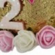 5X (Virág fejpántos hercegnő korona születésnapi korona fejdísz baba zuhany gyerekeknek D4J1