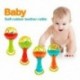 6X (szórakoztató játékok baba puha gumi teether csörgő rúd többfunkciós baba ratt M8P6