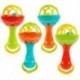 6X (szórakoztató játékok baba puha gumi teether csörgő rúd többfunkciós baba ratt M8P6
