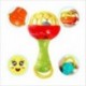 6X (szórakoztató játékok baba puha gumi teether csörgő rúd többfunkciós baba ratt M8P6