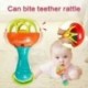 6X (szórakoztató játékok baba puha gumi teether csörgő rúd többfunkciós baba ratt M8P6