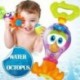 2X (Vicces babafürdős játékok műanyag vízfegyver rajzfilm polip medence fürdőszoba játék V3T4