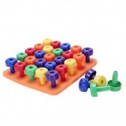 Gyerek puzzle körömlemez gomba köröm Gyerek oktató puzzle Pu D4E2