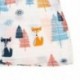 2X (Cotton Lange, újszülött Swaddle Blanket hálózsák, 110 cm x 110 cm - Fox U0W7