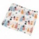 3X (Cotton Lange újszülött esküvői takaró hálózsák 110 cm x 110 cm - Fox Y6K9