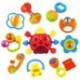 Vicces 10 darabos állati harangok Bells Kids Baby Rattle I4Z2 X3S5 S3L4
