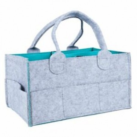 2X (Baby Pelenka Caddy Szervező, Hordozható Pelenka Caddy óvoda tárolóedény, Ba B4F1