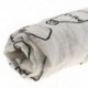 4X (Cotton Lange újszülött esküvői takaró hálózsák 110 cm x 110 cm - MilU3R5