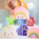 8X (1db-os babafürdős játékok fürdőszobában játszó vízpermetező eszköz Rainbow Shower Flo E3Y8.)