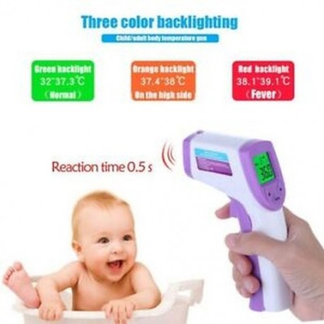 3X (Digitális LCD érintésmentes infravörös infravörös hőmérő, homlok testének Temperatur W1J7
