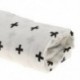 4X (Cotton Lange újszülött Swaddle Blanket hálózsák 110 cm x 110 cm - croE9C5