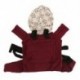 2X (pamut bébihordozó csecsemő kényelmes hátizsák csattal ellátott divat Fu X9O8