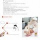 2X (Bm01 Bluetooth Baby hőmérő, intelligens gyermek hőmérő, fehér baba Th K3F2