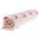 5X (Cotton Lange újszülött Swaddle Blanket hálózsák 110 cm x 110 cm - Cro E2X1