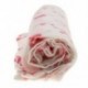 5X (Cotton Lange újszülött Swaddle Blanket hálózsák 110 cm x 110 cm - Cro E2X1