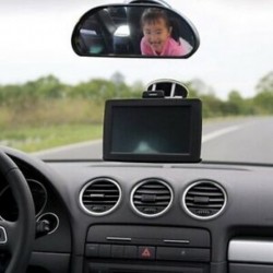 5X (autó belső visszapillantó tükör hátsó nézet hátsó ülésen lévő gyermek babamonitor S4D4)