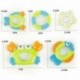 4X (polip dobás kör kis polip gyerekeknek játék játék puzzle baba fürdő U6Y4