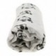 6X (Cotton Lange újszülött Swaddle Blanket hálózsák 110 cm x 110 cm - Pan V9U1