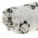 6X (Cotton Lange újszülött Swaddle Blanket hálózsák 110 cm x 110 cm - Pan V9U1