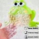 3X (Baby Bath Toy Bubble Machine Big s automatikus Bubble Maker fúvó zene BQ2R7