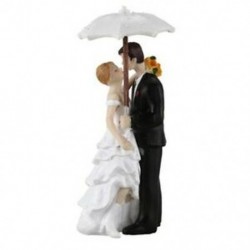 6 szett Esküvői pár napernyővel tortadísz esküvőre - évfordulóra - Különleges alkalmakra - Z5M8