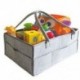 9X (Pelenka Caddy Pelenka Szervező Baba Zuhany Ajándékkosár Aranyos Zuhany Caddy K1C9