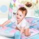 6X (Baby Play Mat Fitness testépítő keret pedállal zongora zenei szőnyeg Blanke Q5Q7