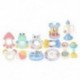 6X (Baby Rattles Teethers Set műanyag rajzfilm Jingle Bell csecsemőjátékok Newbor G2S8