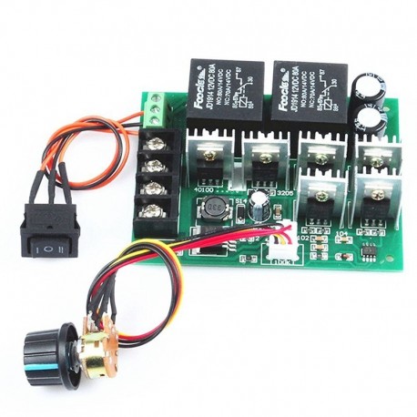 6X (pwm fordulatszám-szabályozó PWM elektronikus szabályozó 40A DC 10V-50V 12V / 24V / F1T1