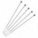 10db-os Swizzle Sticks fém - rozsdamentes acél keverő koktél kávékeverő A6A0