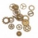 17db Charm Steampunk fogaskerékpár függő nyakláncokkal Charm Megállapítások E5B2