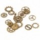 17db Charm Steampunk fogaskerékpár függő nyakláncokkal Charm Megállapítások E5B2