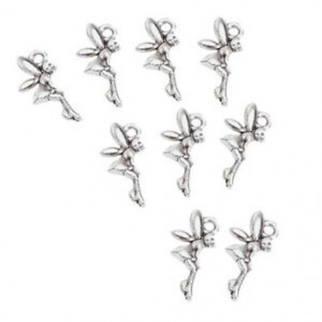 30 X tibeti ezüst angyal tündér ékszer medál nyaklánc karkötő HOT DIY W4W6