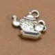 10 x ötvözött TEA POT &amp  TEA CUP 3D Charms Medálok B4X7