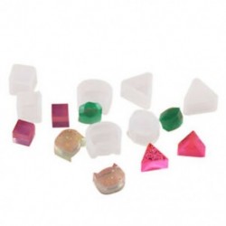 8 db-os válogatott barkács fülbevalók szilikon forma ékszerek medál karkötő gyanta Cas W9K7